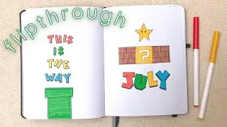 BULLET JOURNAL FLIPTHROUGH #61 | Custom Bullet Journal Flip through | 2023 bullet journal setup pwm
