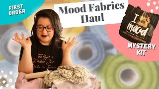 What's inside my first ever Mood fabrics haul || Mood Mystery Kit