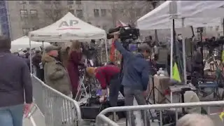 Trump's arraignment creates spectacle outside NYC courthouse