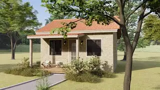 20' x 20 (6 x 6 Meters) Fall In Love Cottage House ,Minimal Design for Slow | Tiny Home Concepts