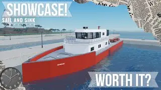 Showcase of the New MV Rescuer! is it worth it? | Sail and Sink Simulator