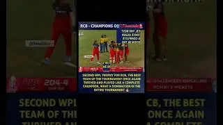 RCB Won The WPL 2026 🔥
