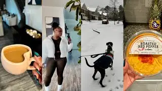 VLOG | Atlanta Snow Day, Target VDay Finds, Walmart Home Decor, Healthy Snacks, New Egg Bite Recipe.