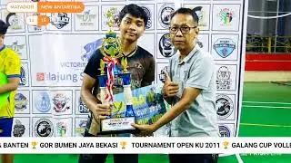 Galang cup volley ball perebutan juara. 3&4 lanjut final