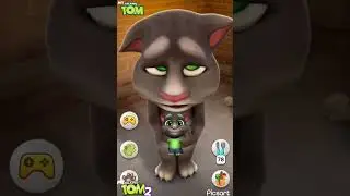 Eating video Talking Tom cat l 🤠 l #shorts #funnyanimals