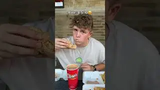 Eating Raising Cane&rsquo;s new chicken sandwich for the day!