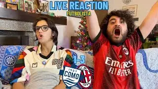 COMO 1-3 MILAN [LIVE REACTION futbolista]