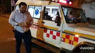 Himanshu Kalia Ambulance Man Of India With Twinkle Kalia During the Lockdown Food Distribution