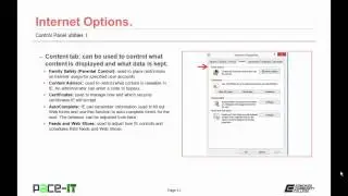 PACE-IT: Control Panels Utilities (part 1)