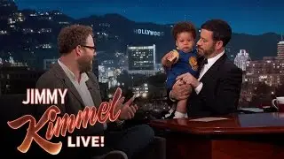 Seth Rogen Meets Baby Steph Curry