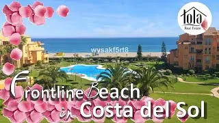 FRONTLINE BEACH**SOLD** EXCELLENT apartment for sale in La Duquesa Manilva COSTA DEL SOL MALAGA.