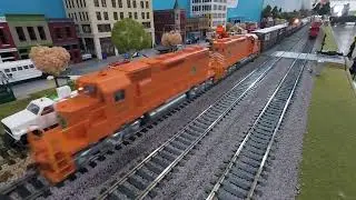 LCSofME HO scale layout at the Great Train Show