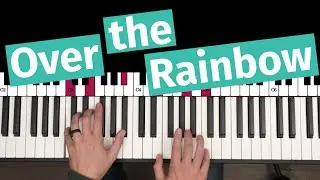 Somewhere Over The Rainbow - Jazz Piano Tutorial
