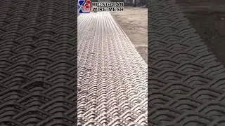 Decorative architectural aluminium suspended ceiling expanded wire mesh #factory#shorts #wiremesh