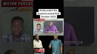 Prophecy about Ghana dated 30th October 2022