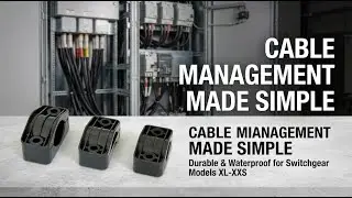 Cable Management Made Simple: Durable & Waterproof Clamps for Switchgear