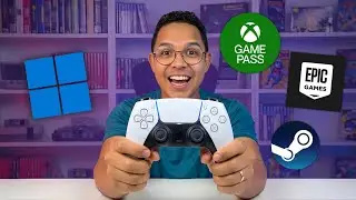 Como Usar Controle de PS5 no Windows (Original e R&eacute;plica) | Joga na Steam, Game Pass ou Epic Games