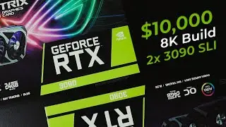 $10,000 2x ROG Strix RTX 3090 SLI 8K Gaming PC - 5900x / X570 Godlike / Evolv X (3DMark HOF)