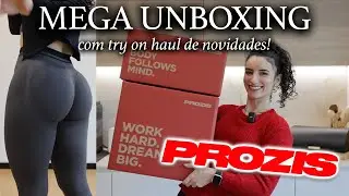 MEGA UNBOXING PROZIS - novidades de roupa, try on haul, essenciais de alimentação saudável