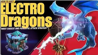 Electro Dragons Unleashed ⚡🐉 | Clash of ClansFull Electro Dragon Attack = Total Destruction!