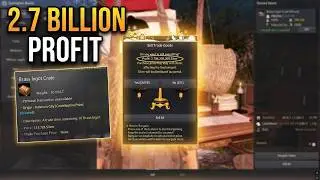 Selling 7,000 Brass Ingot Crates | Black Desert Online Trade Profit