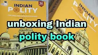 Unboxing Indian Polity book from study iq🍀 upsc books unboxing