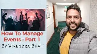 How To Manage Events Part - 1 | Management Tools