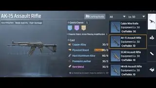(Part 1)Gacha Crafting Senjata AK-15 | UNDAWN INDONESIA