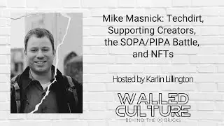 Mike Masnick: Techdirt, Supporting Creators, the SOPA/PIPA Battle, and NFTs