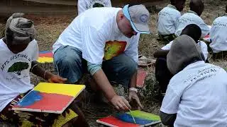 Kidsart-Festival in Tanzania with artist Werner Szendi