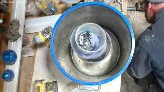 Deep Purple Resin Poured into Mesquite Burl Wood | Incredible Lathe Turning