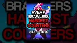Every Brawlers HARDEST Counters | Janet #brawlstars #shorts