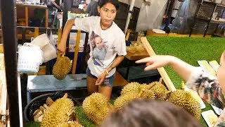 Bangkok Street Food - Seafood Variety & Musang King Durian