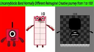 Uncannyblocks Band Normally Different Reimagine! Creative Journey from 1 to 100!