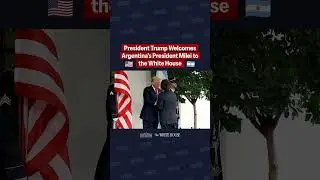 President Donald J. Trump Welcomes Argentine President Javier Milei to the White House. 🇺🇸🇦🇷