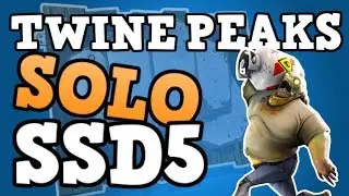 SOLOING Twine Peaks SSD 5 With NO Weapons | Trap Tunnel Setup | Fortnite Save the world