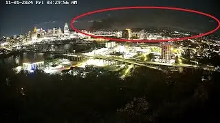 Time Lapse of Daniel Carter Beard (Big Mac) Bridge and Sawyer Point Fire 11-1-2024