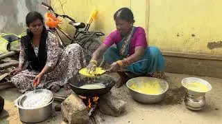  ఇంటిదగ్గర ఎన్ని రకాల పిండి వంటలు చేశాను #trending#minivlog#villegestyle vlog