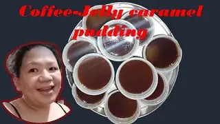 Coffee-Jelly caramel pudding