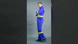 Cotton Nylon 7oz Flame Resistant Coverall With Reflective Trim