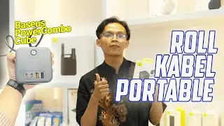 PRODUK ROLL KABEL PORTABLE DARI BASEUS??? 😱 | Review Baseus PowerCombo Cube