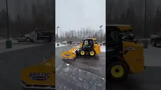 Small skid steer big plow