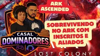 Lost Colony em Perigo! 🌋 Sobrevivendo no ARK com Inscritos e Aliados