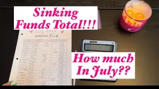July Sinking Funds Update!!!! | How Much???