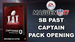 SUPER BOWL PAST CAPTAIN PACK OPENING | MUT 17