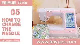 FEIYUE FY700 How to Change the Needle? Computerized Sewing Machine | Beginner's Tips
