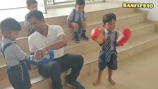kids boxing//nursery class#schoolplay