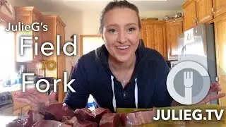 Как разделать оленину из спинной части на стейк #FieldtoFork