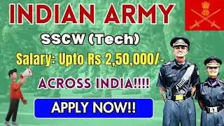 భారత సైన్యం SSC టెక్ మెన్ 2025 దరఖాస్తు ప్రక్రియ | Indian Army SSC Tech Men 2025 Online Apply