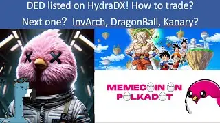 Polkadot memecoin DED listed on HydraDX! How to trade it? Next airdrop: InvArch, DragonBall, Kanary?